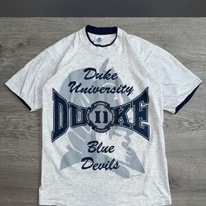 Duke University Blue Devils Blue and Gray Men's T-Shirt